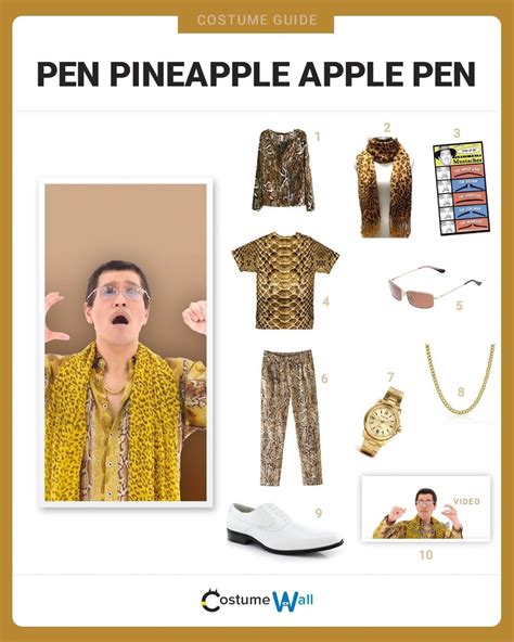 Dress Like Pen Pineapple Apple Pen Man Costume | Halloween and Cosplay ...