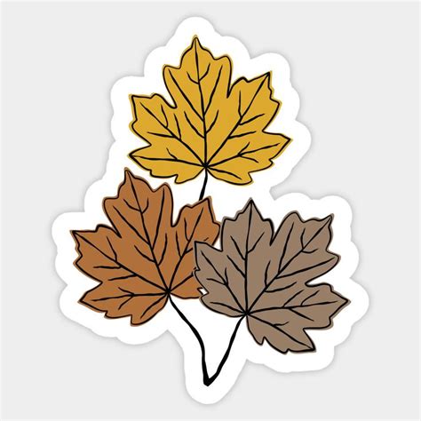 Autumn Leaves by lents in 2023 | Autumn stickers, Stickers, Custom stickers
