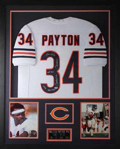 Walter Payton Autograph Jersey Framed – Wax Pack Gods