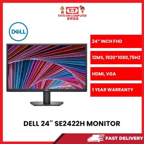 DELL 24'' SE2422H MONITOR [SBN:No NILAI:No MELAKA:No] | Thye Hin Computer