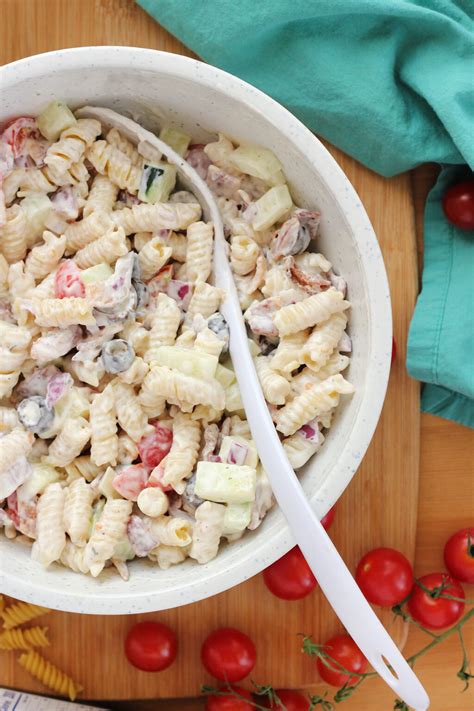 Ranch Pasta Salad - One Sweet Appetite