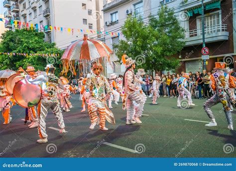 Participants at the Carnival in Buenos Aires Argentina Editorial Stock ...