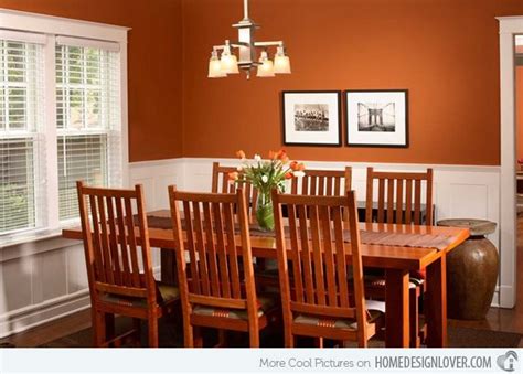 Burnt Orange Paint Color For Dinning Room - Bobtly