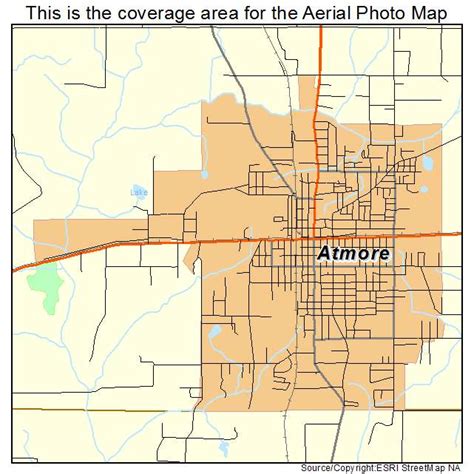 Aerial Photography Map of Atmore, AL Alabama