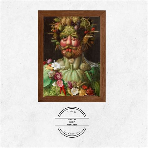 Vertumnus Giuseppe Arcimboldo Printable Vintage Italian Wall Art Digital Download - Etsy