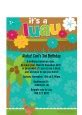 Luau Friends Birthday Party Invitations | Candles and Favors