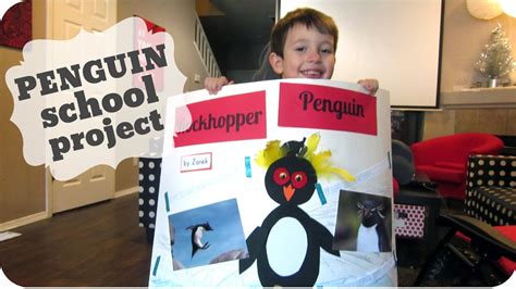 How to do a Kindergarten School Project | Penguin Project! - YouTube