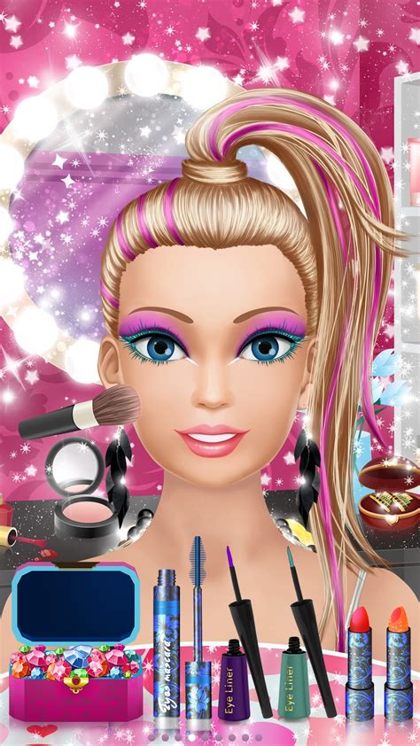 Pop Star Salon: Spa, Makeup and Dressup - Free Girls Fashion Makeover Game:Amazon.fr:Appstore ...