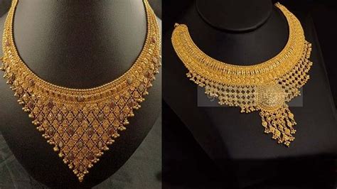 Gold Necklace Designs in 30 Grams - 25 Latest and Beautiful Collection | Gold necklace designs ...