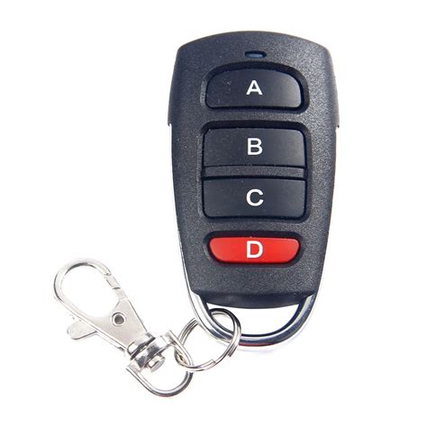 MLLSE Universal 4 Button Cloning 433mhz Electric Garage Door Remote Control Key Fob HG2719-in ...