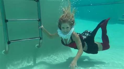 @TRINAMASON CLOTHED UNDERWATER FILMED BY SKY CAPTAIN GANNON loving stunt performance swimming ...