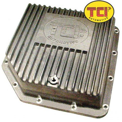 TCI 328000: Cast Aluminum Deep Transmission Pan GM TH350 - JEGS