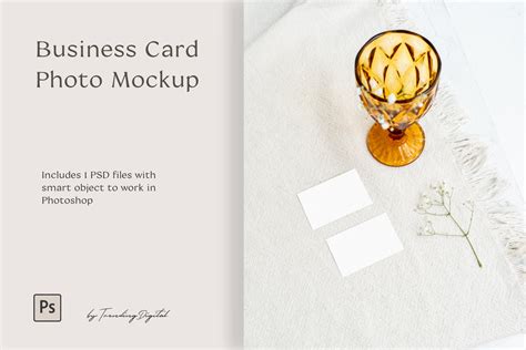 Business Card Photo Mockup Graphic by Albina X · Creative Fabrica