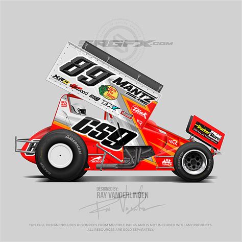 Sprint Car Vector at Vectorified.com | Collection of Sprint Car Vector ...