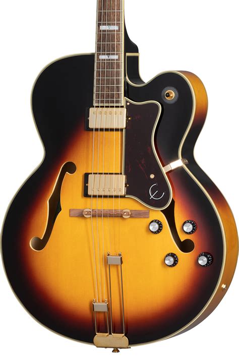 Epiphone Broadway Vintage Sunburst w/bag – Tone Shop Guitars