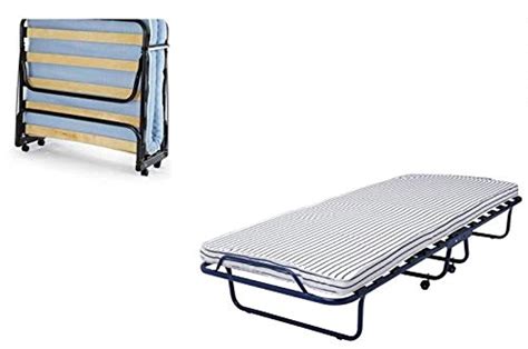 Giantex Folding Bed With Mattress, Rollaway Guest Bed W/ Inch Memory ...