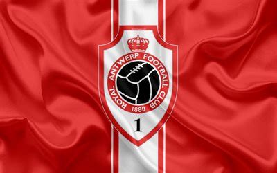 Download wallpapers Antwerp FC, 4k, Belgian Football Club, logo, emblem ...