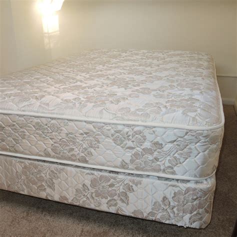 Full Size Mattress and Box Springs Set with Bed Frame : EBTH