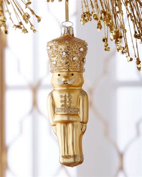 Golden Nutcracker Christmas Ornament | Nutcracker christmas, Christmas ornaments, Gold christmas