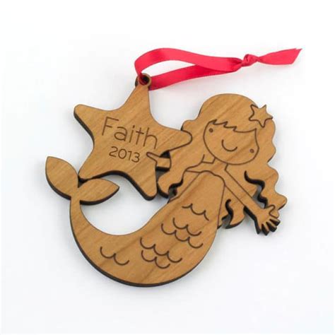 PERSONALIZED WOOD ORNAMENTS