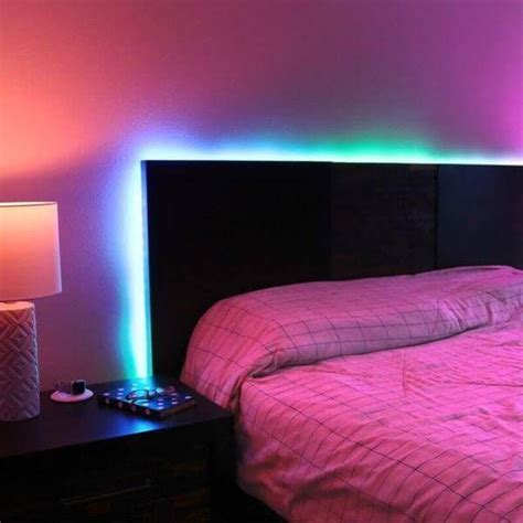 RGB LED Strips | Apartment decor, Home decor bedroom, Bedroom design