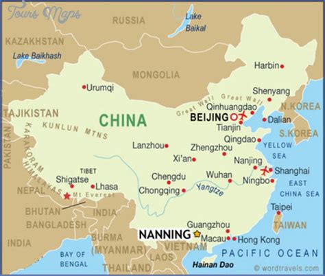 Nanning Map - ToursMaps.com