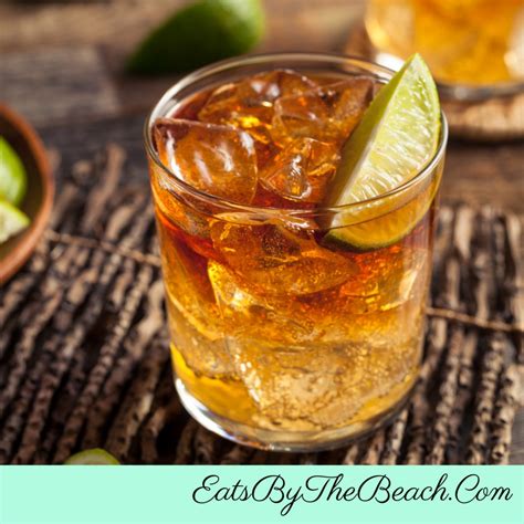 Dark And Stormy Rum Cocktail - Eats by the Beach