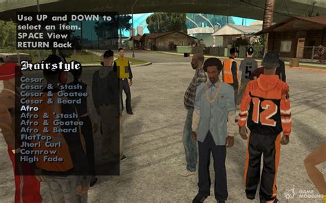 Skin Selector v 2.1 for GTA San Andreas