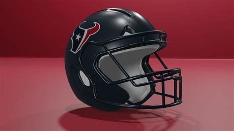 Houston Texans Football Helmet 3D model | CGTrader