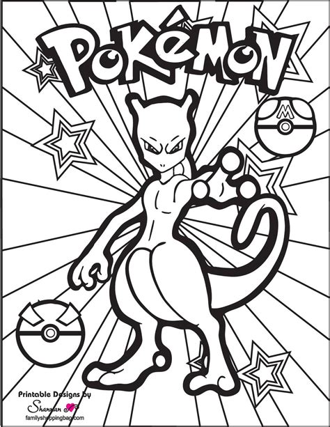 Printable Pokemon Coloring Pages