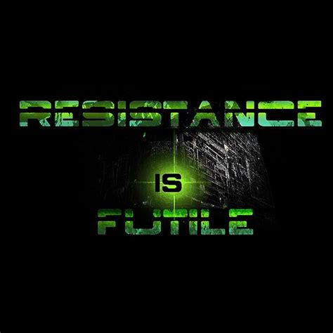 Resistance is futile | Star trek universe, Star trek borg, Fandom star trek