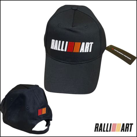 Ralliart Cap. Black. Ralliart logo front - Icon logo back - Ross Sport Europe Ltd