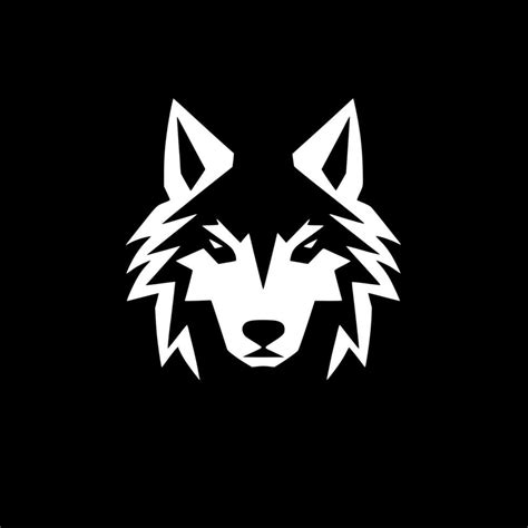 Wolf - Minimalist and Flat Logo - Vector illustration 24163313 Vector ...