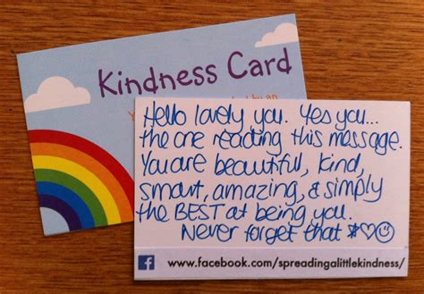 kindness cards – make today happy