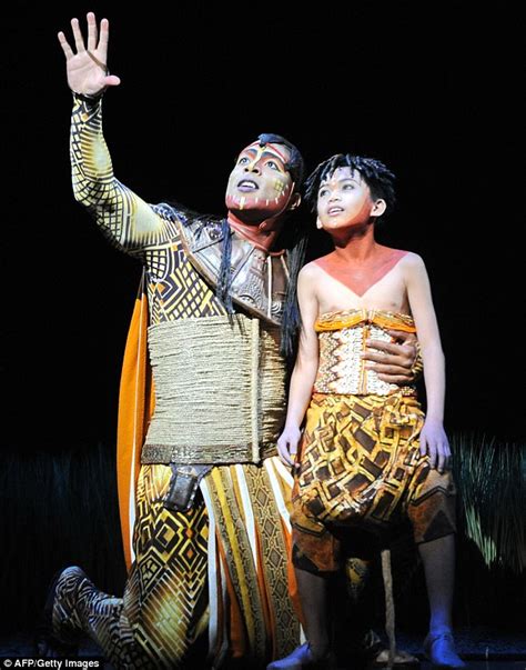 Lion King Musical cast break out into song as their domestic flight is boarded | Daily Mail Online