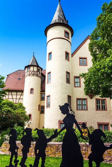 Snow White Castle in Lohr am Main in the Spessart Mountains, Germany Stock Photo - Image of ...