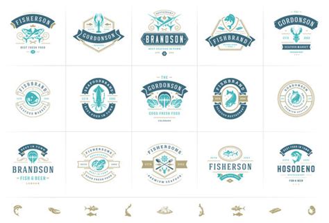 Modern Seafood Restaurant Logo - Janeesstory