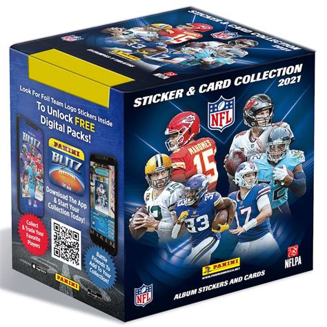 2021 Panini NFL Sticker & Card Collection Checklist, Set Info, Box