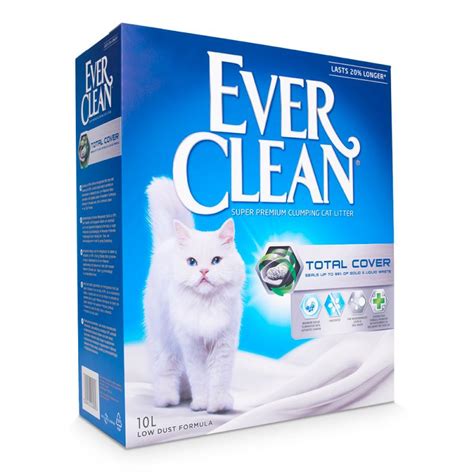 Rërë për mace-Ever Clean Total Cover 6 L/10 L - Dyqan me Ushqime dhe ...