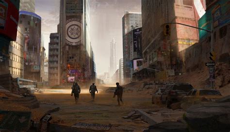 time quure, puzzle lee | Post apocalyptic city, Post apocalyptic art ...