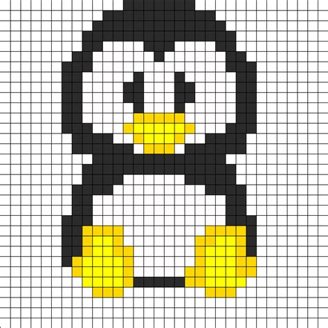 Cute Animals Pixel Art Grid