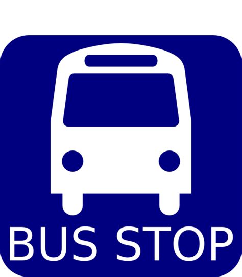 Bus Stop Sign Clip Art at Clker.com - vector clip art online, royalty free & public domain