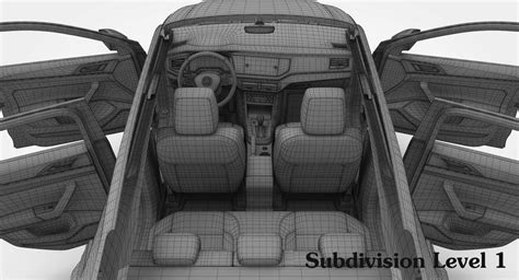 Volkswagen Polo 2018 (Detailed Interior) - 3D Model by 3DStarving