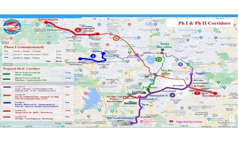 Route map for Hyderabad Metro - Phase 2 expansion finalised