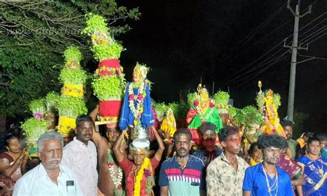 Mulaipari procession at Ettayapuram temple festival | எட்டயபுரம் கோவில் விழாவில் முளைப்பாரி ஊர்வலம்