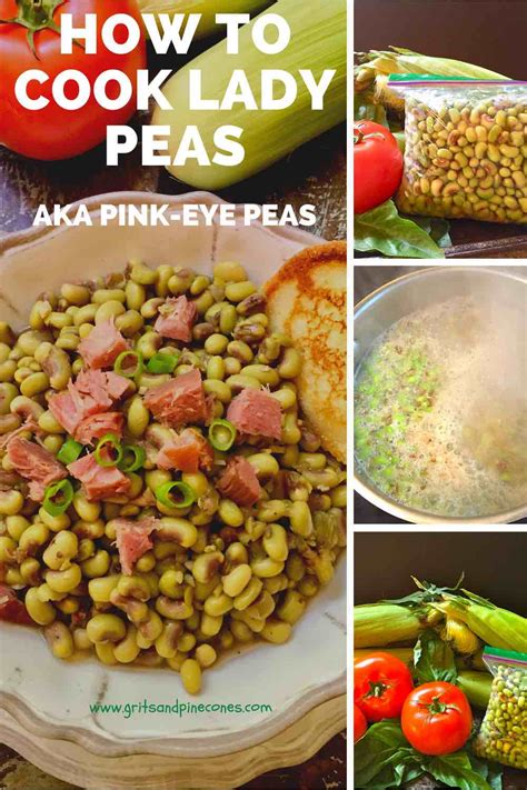 Southern Pink Lady Peas Recipe | gritsandpinecones.com