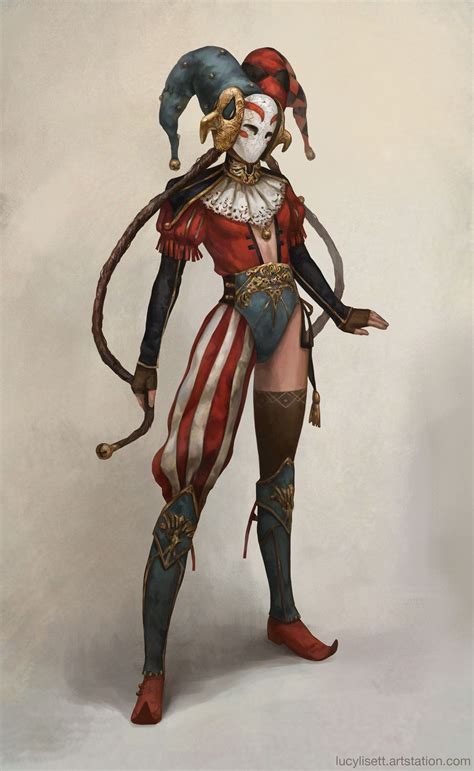 Jester, Lucy Lisett | Concept art characters, Character portraits ...