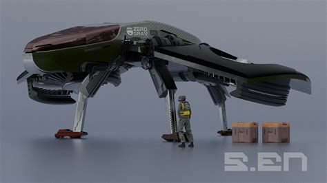 Military drone concept art on Behance