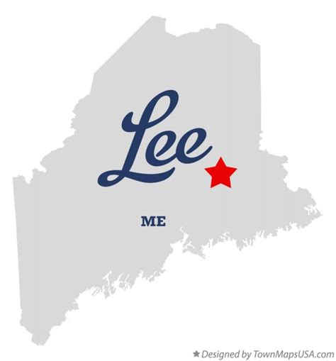 Lee Maine Map | Zip Code Map