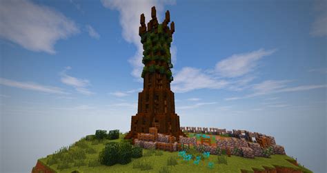 Wood Elven Tower Tutorial Minecraft Project